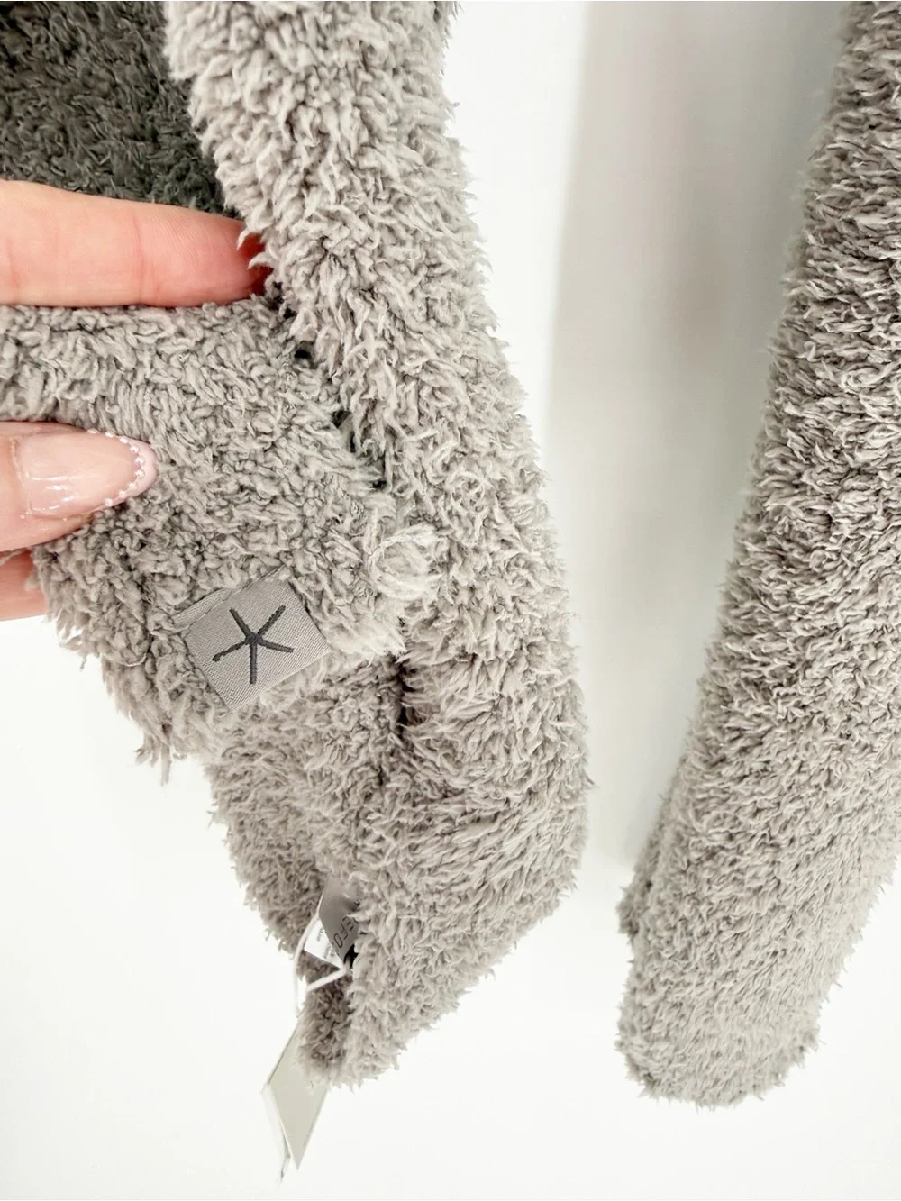 NWT Barefoot Dreams CozyChic Scarf Pewter Quiet Luxury